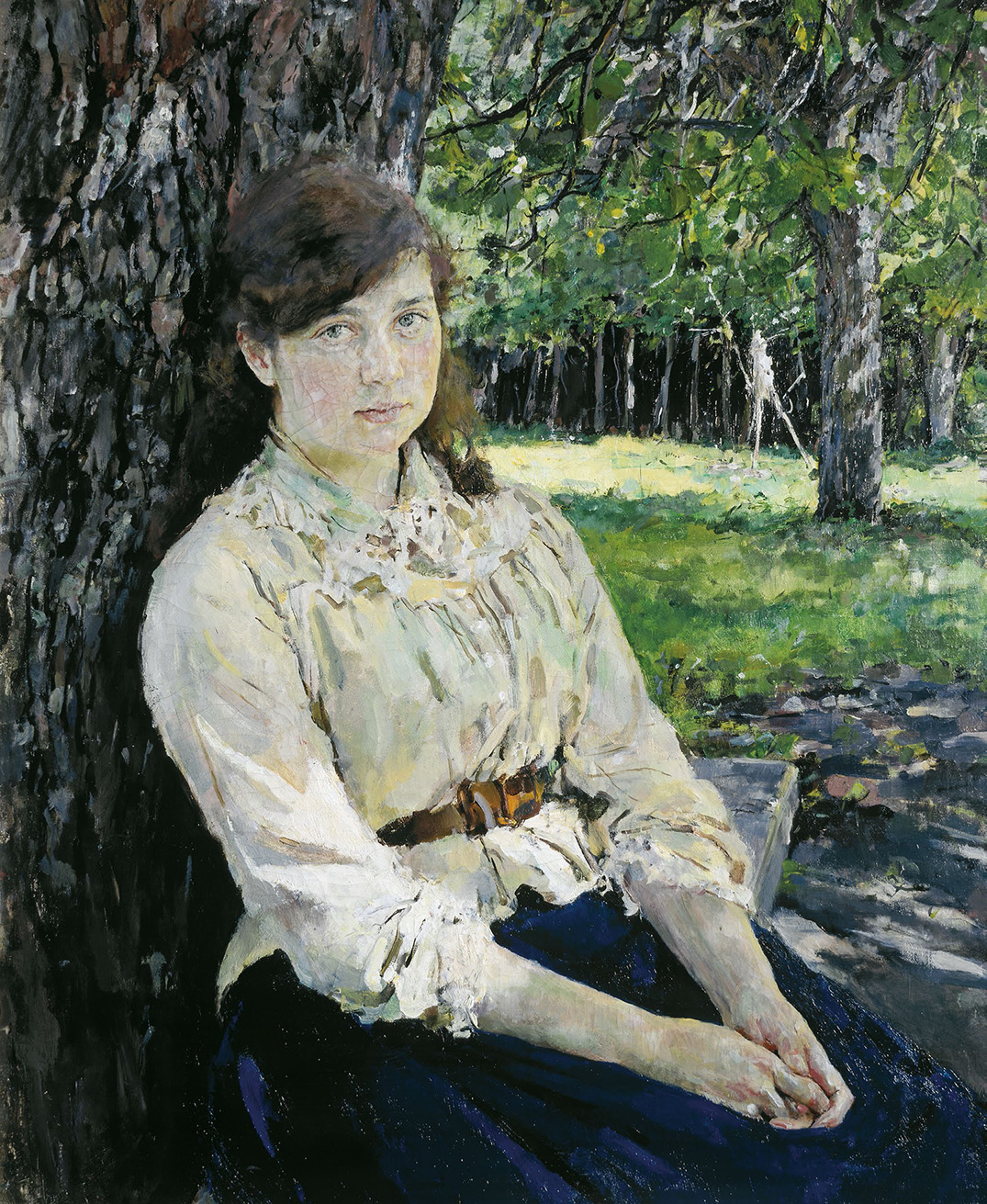 Валентин Серов. Девушка, освещенная солнцем. Портрет М.Я. Симонович. 