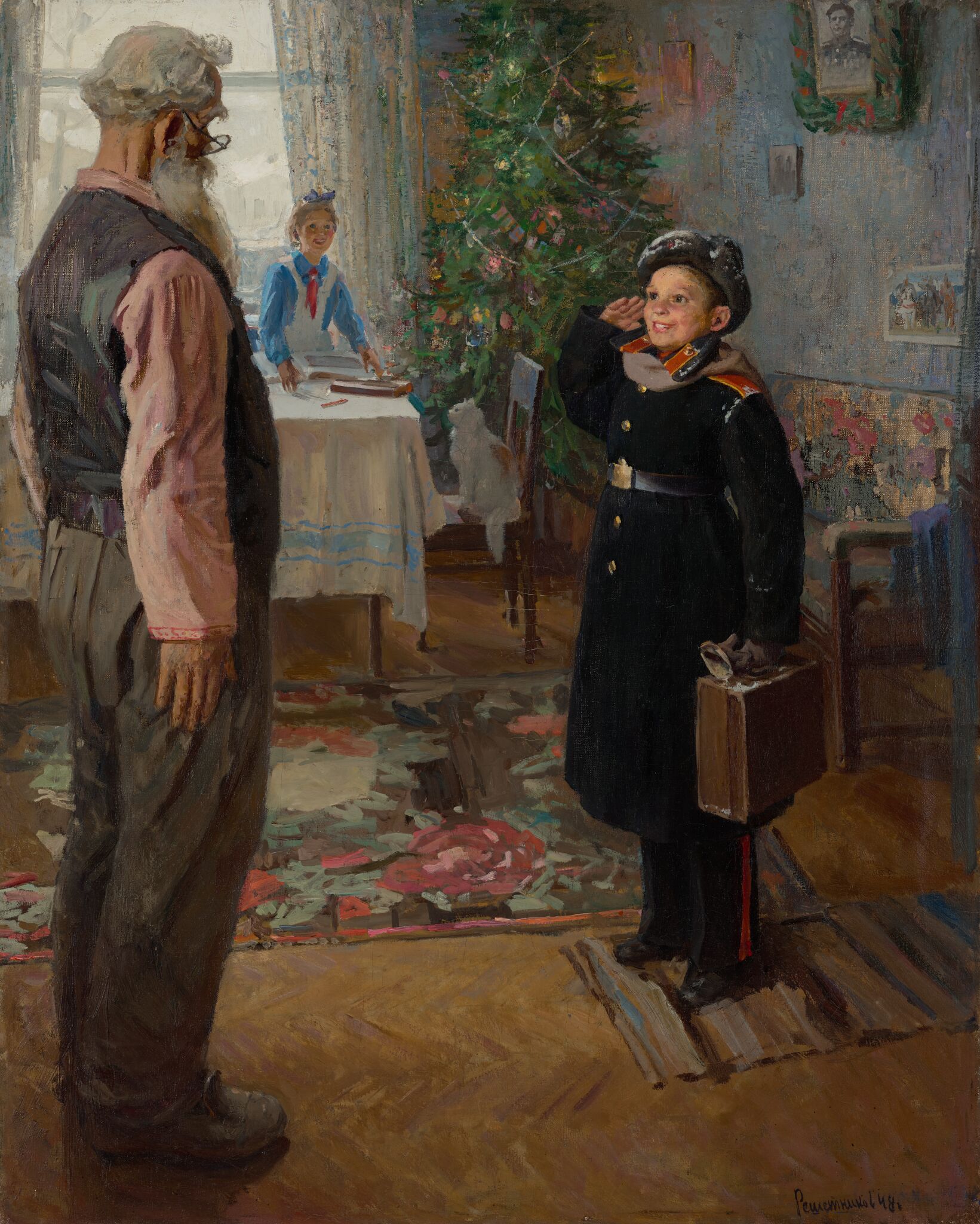 Фёдор Решетников. Прибыл на каникулы