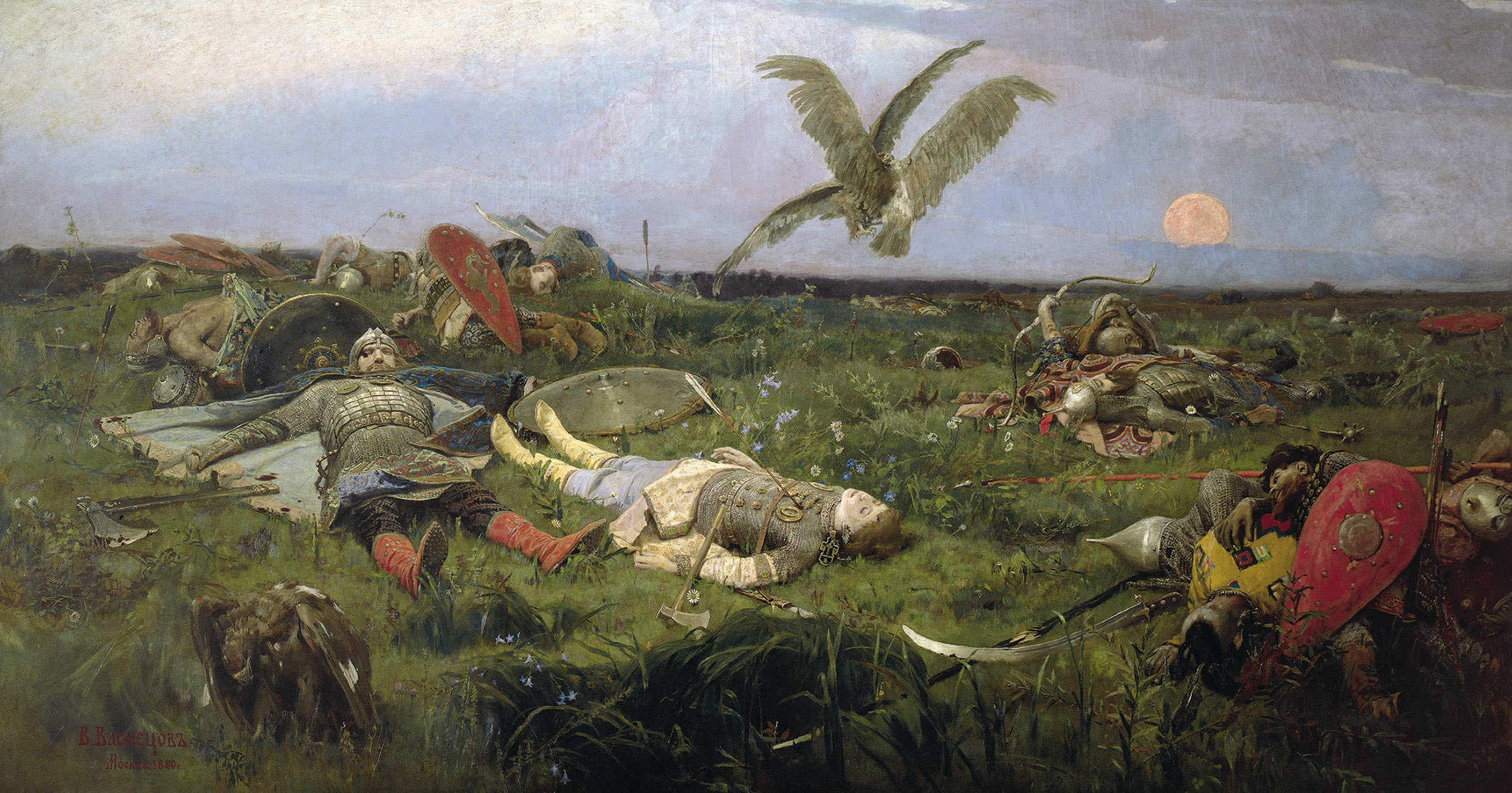 Виктор Васнецов. После побоища Игоря Святославича с половцами.
