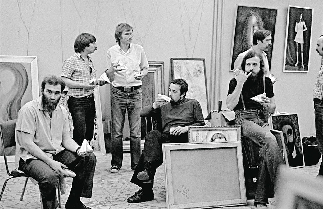 6. Первая выставка секции живописи Горкома графиков на Малой Грузинской улице (1977)