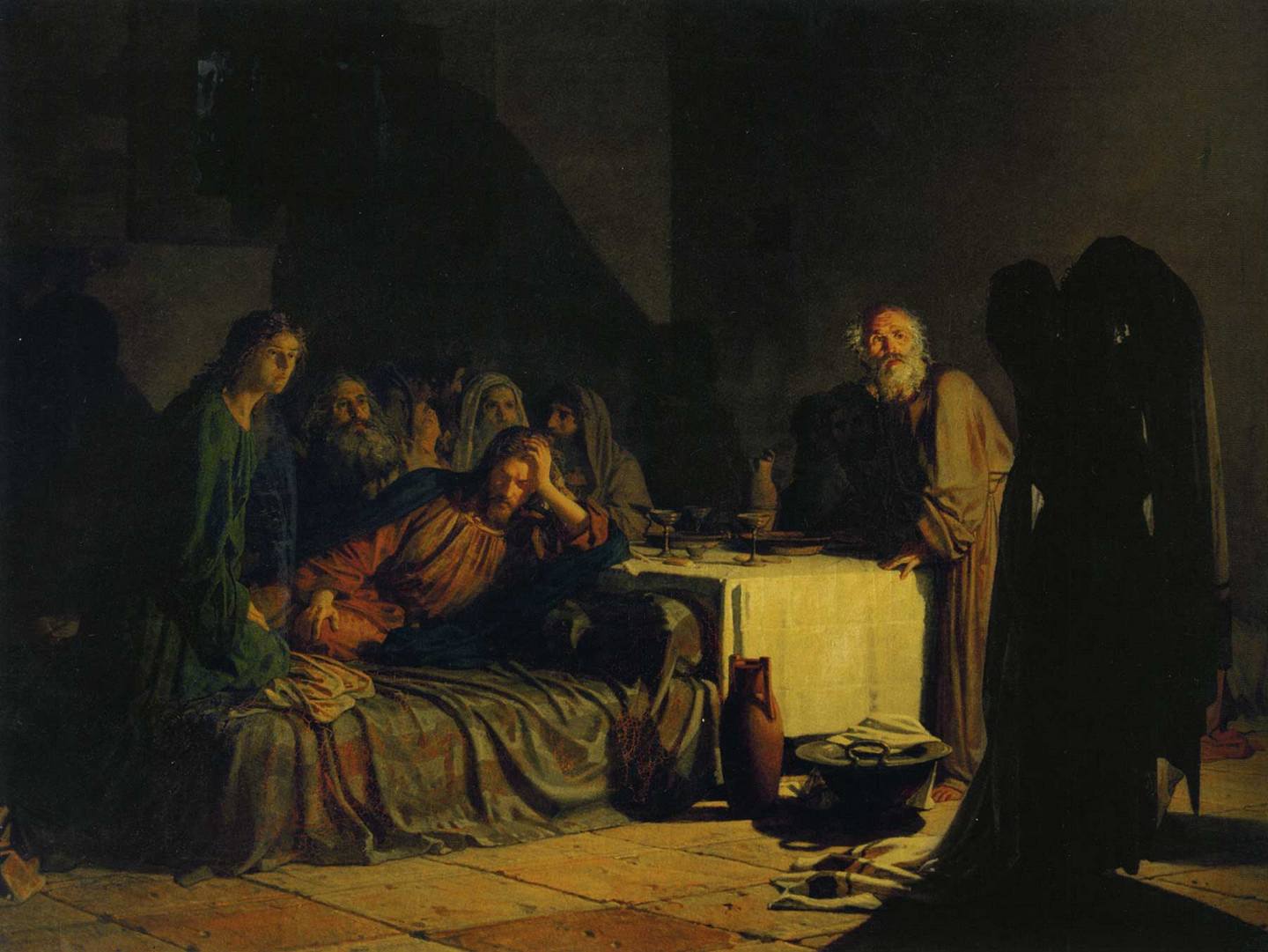 Николай Ге. Тайная вечеря
